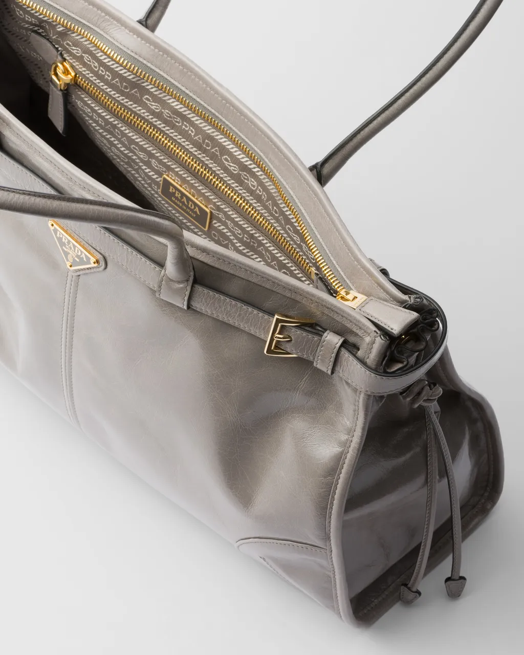 Prada Bonnie Large Leather Handbag
