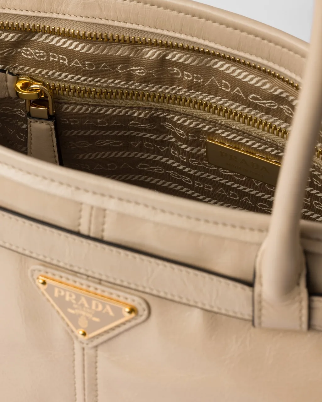 Prada Bonnie Extra Large Leather Handbag