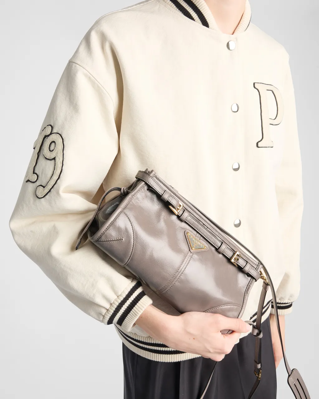 Prada Bonnie Small Leather Shoulder Bag
