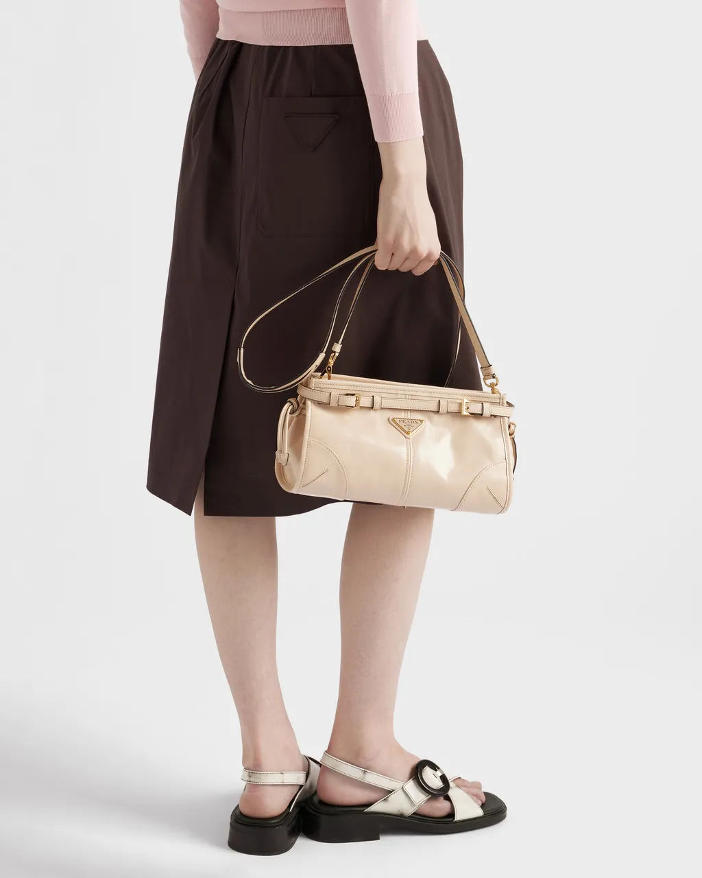Prada Bonnie Small Leather Shoulder Bag