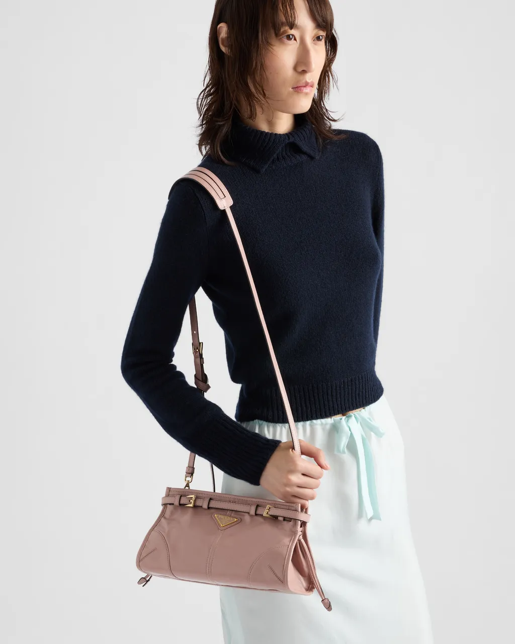 Prada Bonnie Small Leather Shoulder Bag