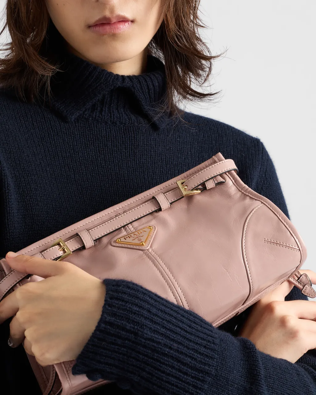 Prada Bonnie Small Leather Shoulder Bag