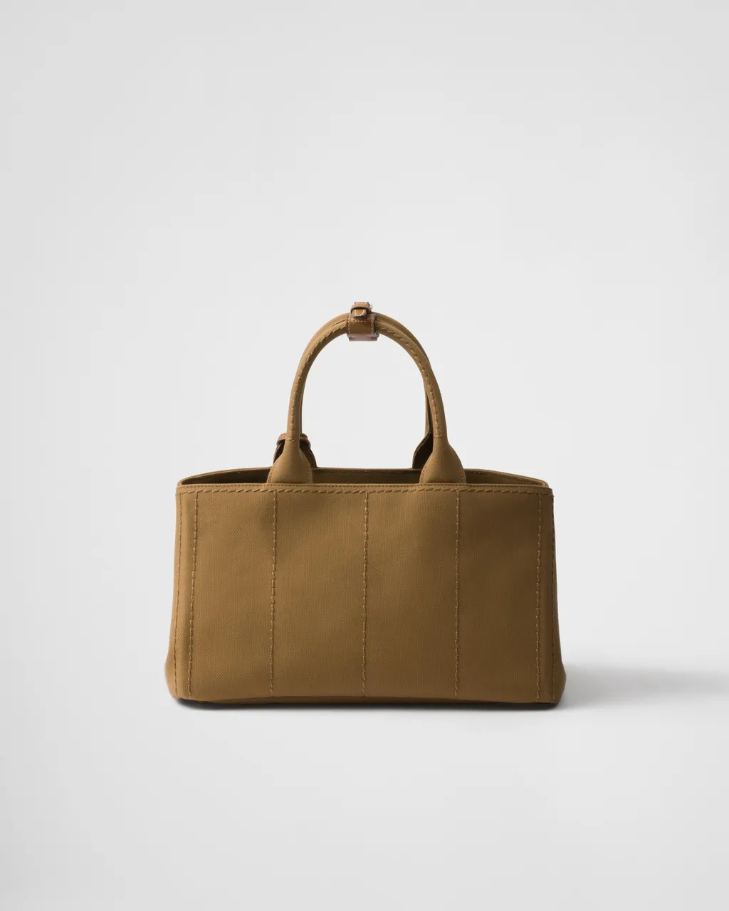 Prada JardiniÈRe Large Cotton Canvas Handbag