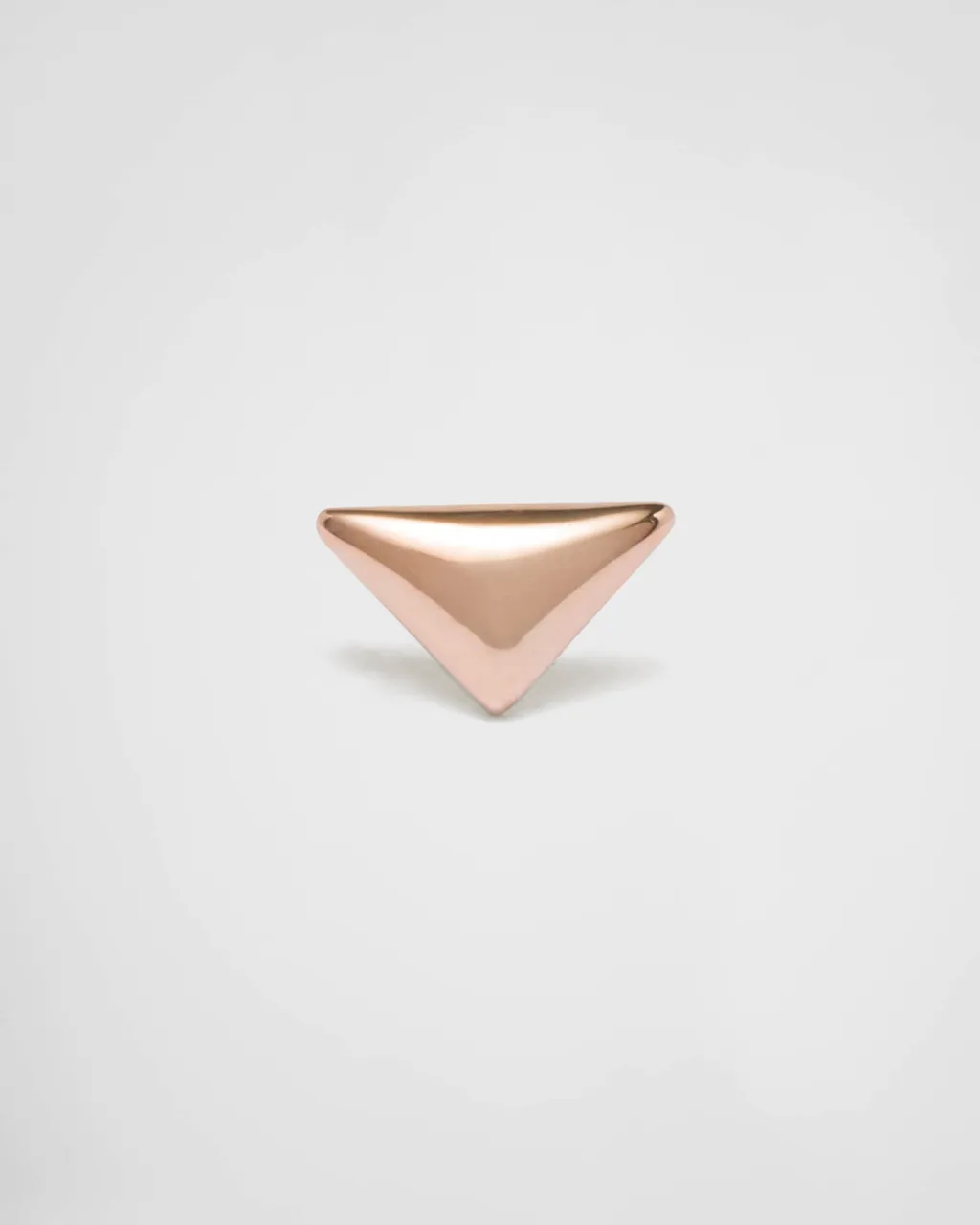 Eternal Gold Nano Triangle Mono Earring In Rose Gold