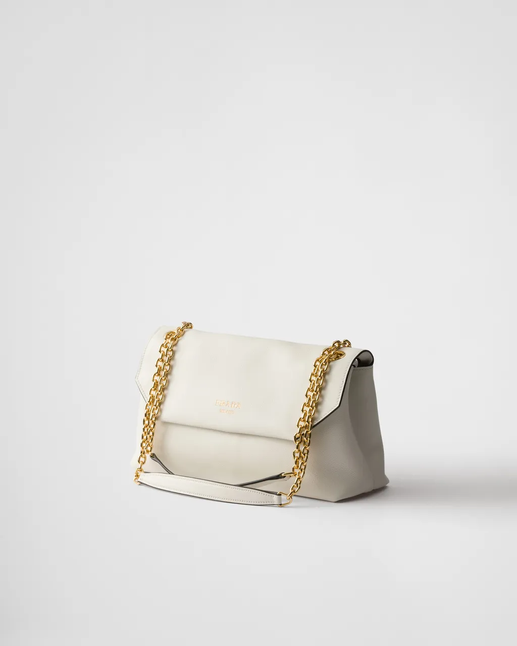 Prada Doux Medium Leather Shoulder Bag