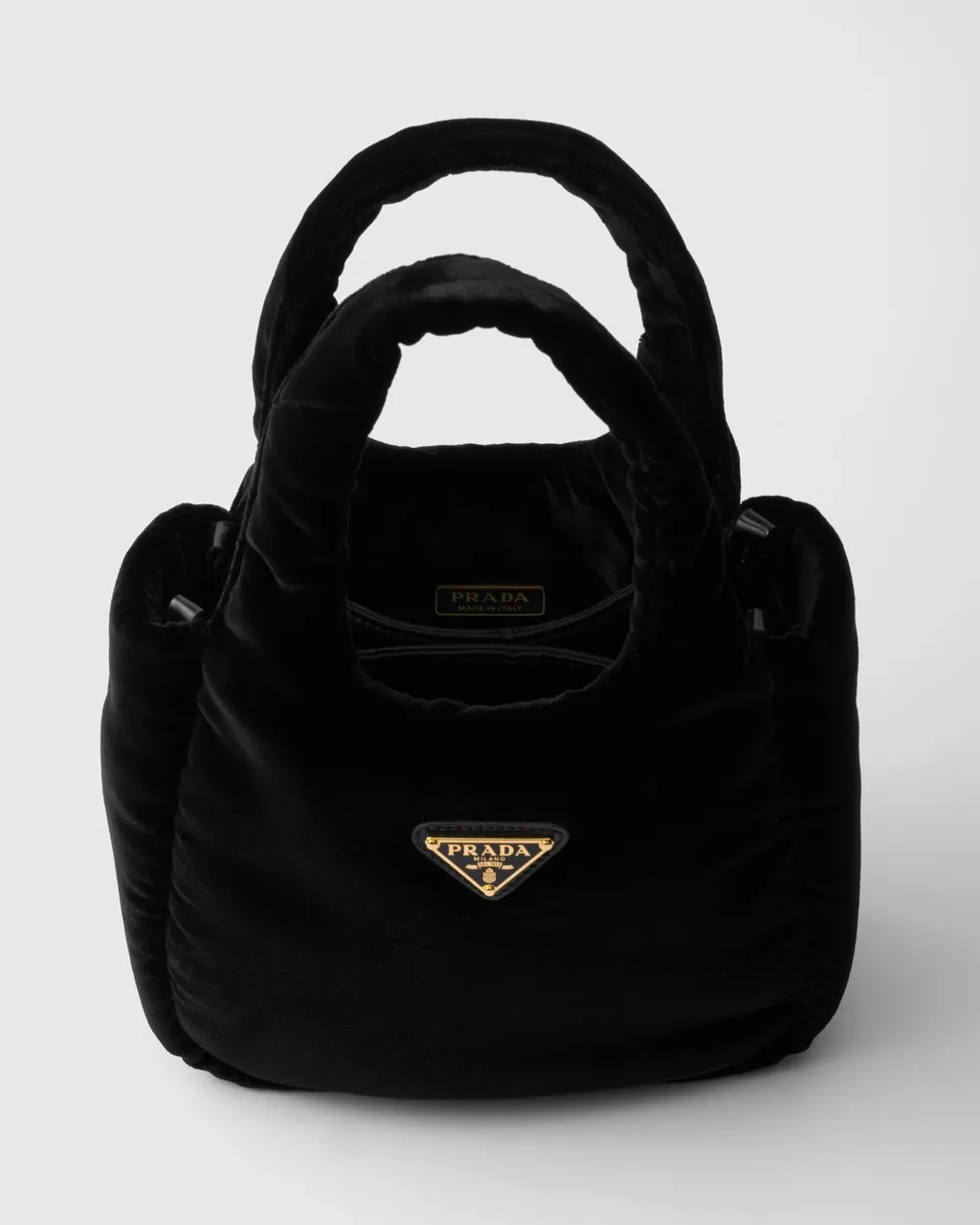 Padded Velvet Mini Handbag