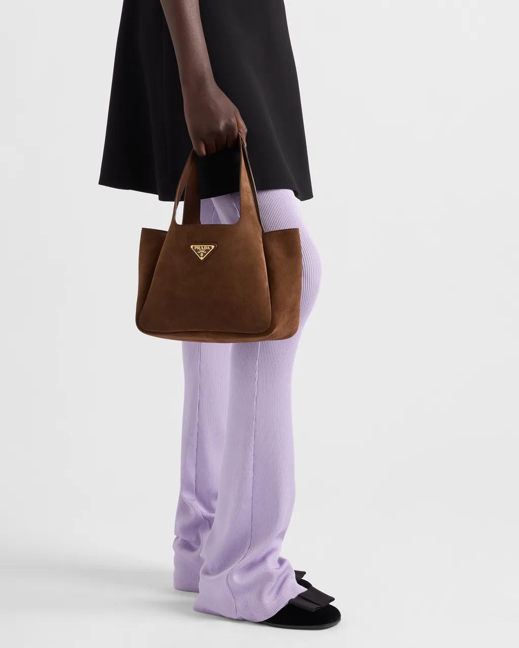 Mini Suede Shopping Bag