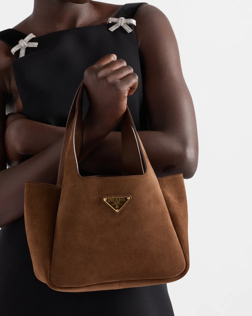 Mini Suede Shopping Bag