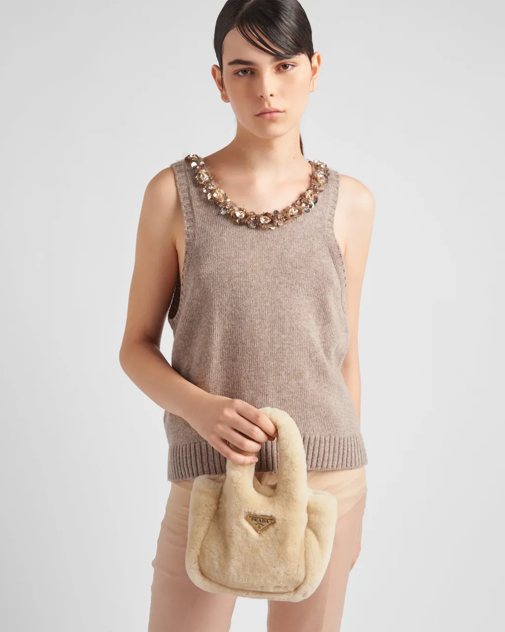 Shearling Mini Handbag