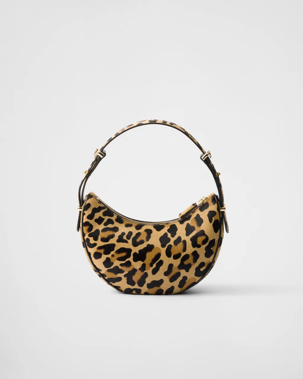Prada Arqué Printed Leather Shoulder Bag
