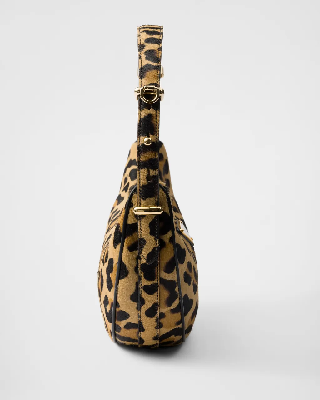 Prada Arqué Printed Leather Shoulder Bag