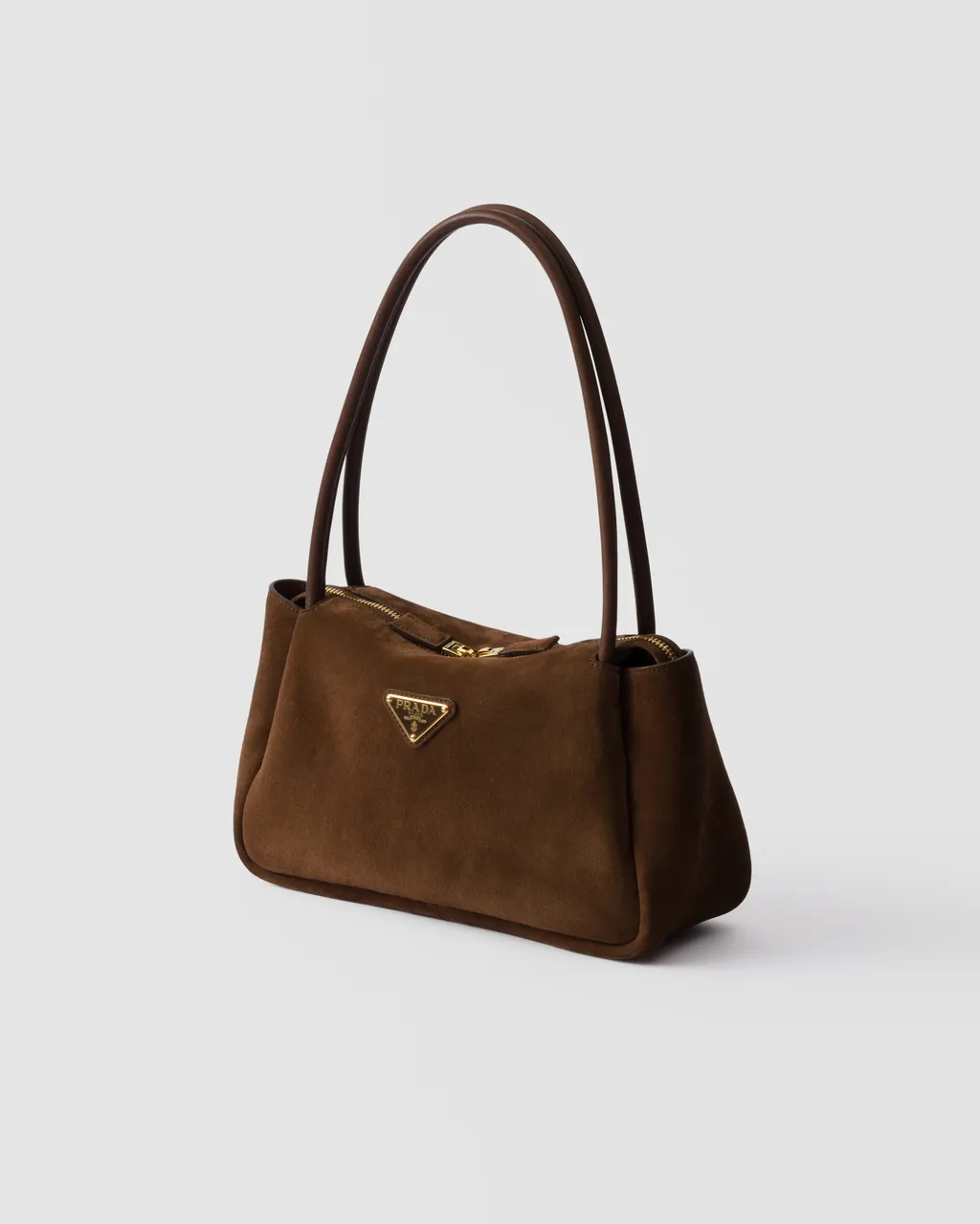 Prada Darling Medium Suede Shoulder Bag