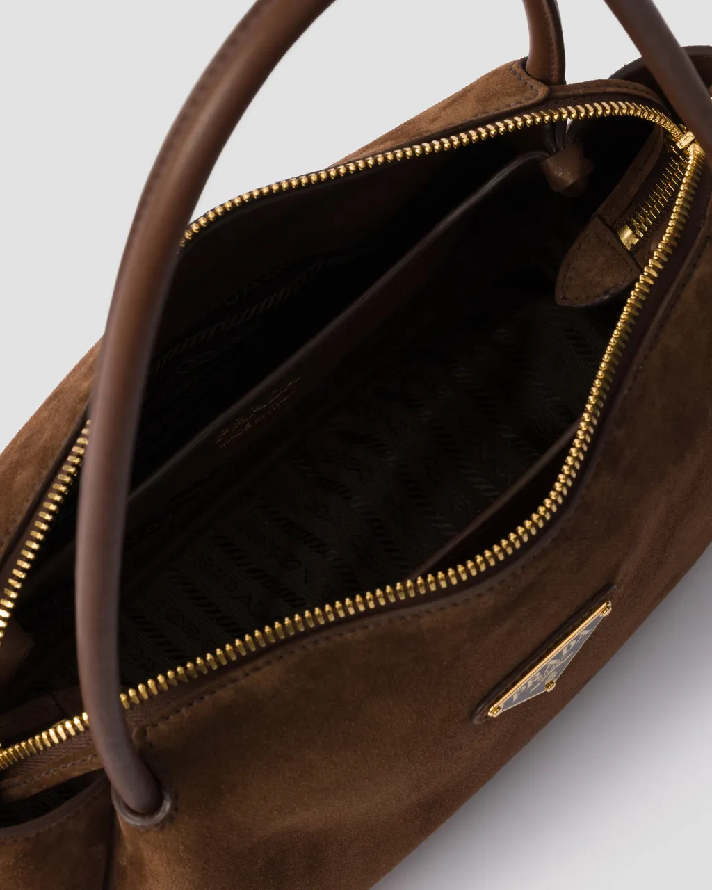 Prada Darling Medium Suede Shoulder Bag