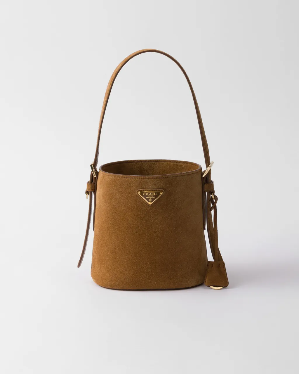Suede Mini Bucket Bag