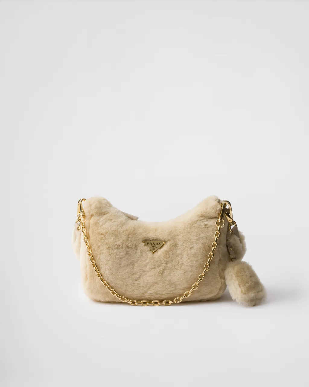 Prada Re-Edition Shearling Mini-Bag