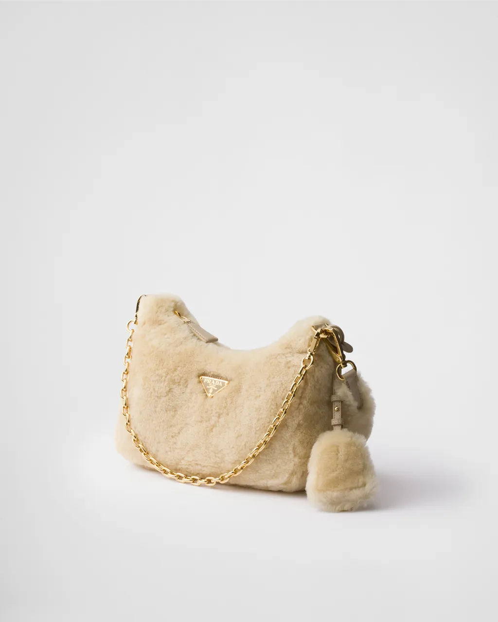 Prada Re-Edition Shearling Mini-Bag