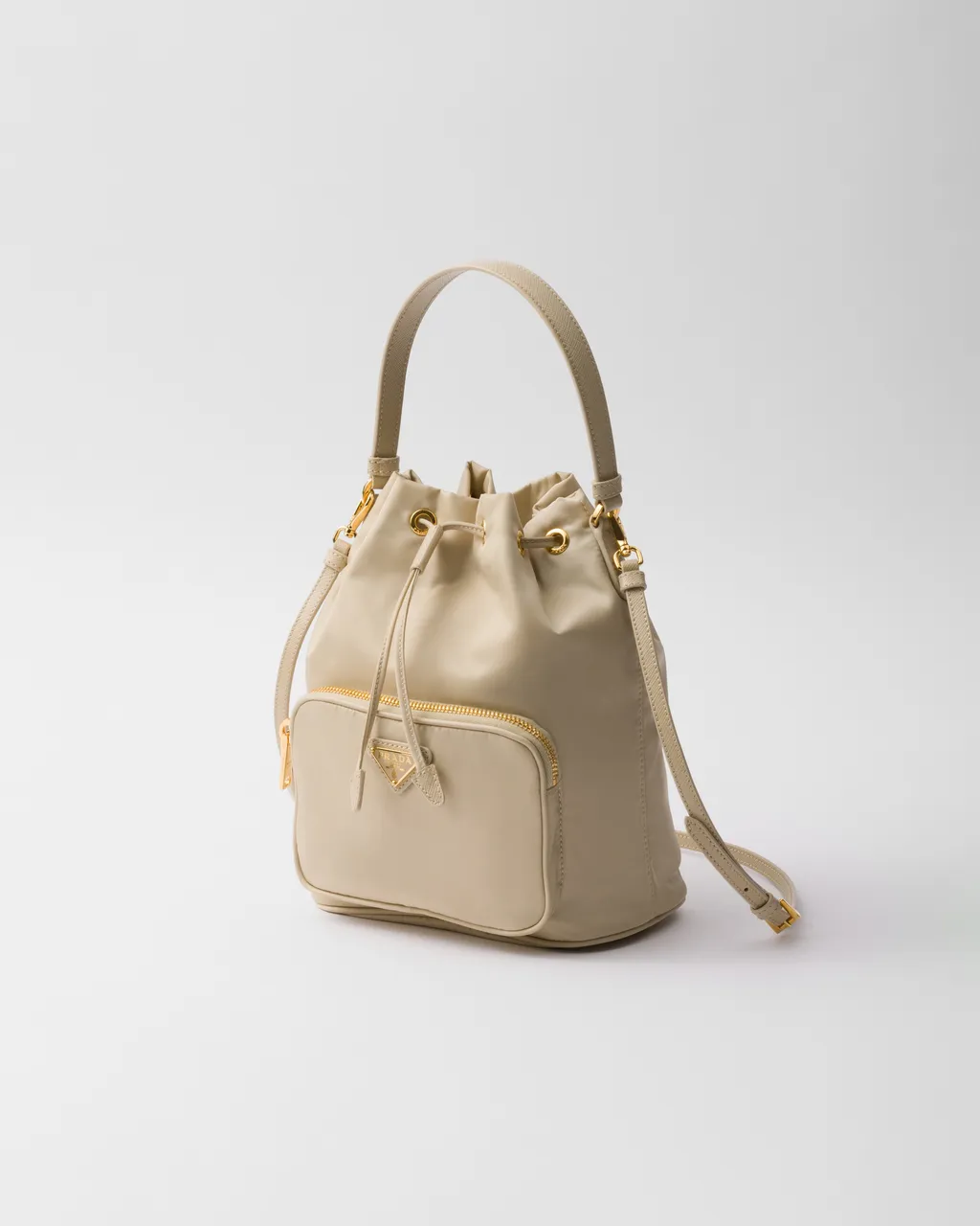 Prada Duet Re-Nylon Bucket Bag