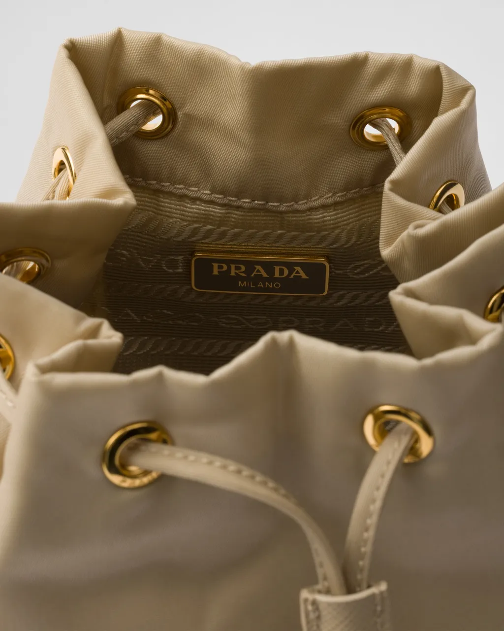 Prada Duet Re-Nylon Bucket Bag