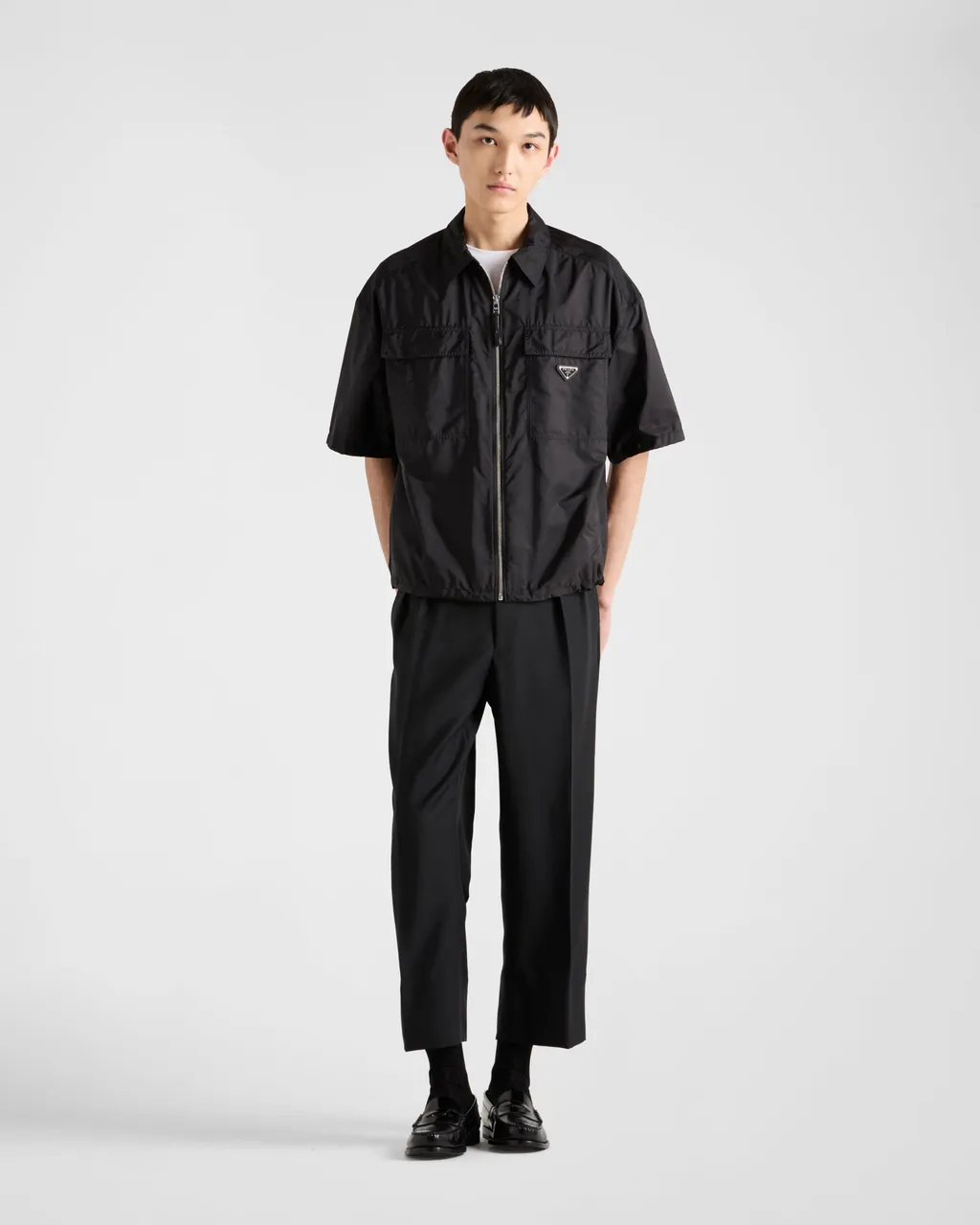 Short-Sleeve Light Re-Nylon Shirt