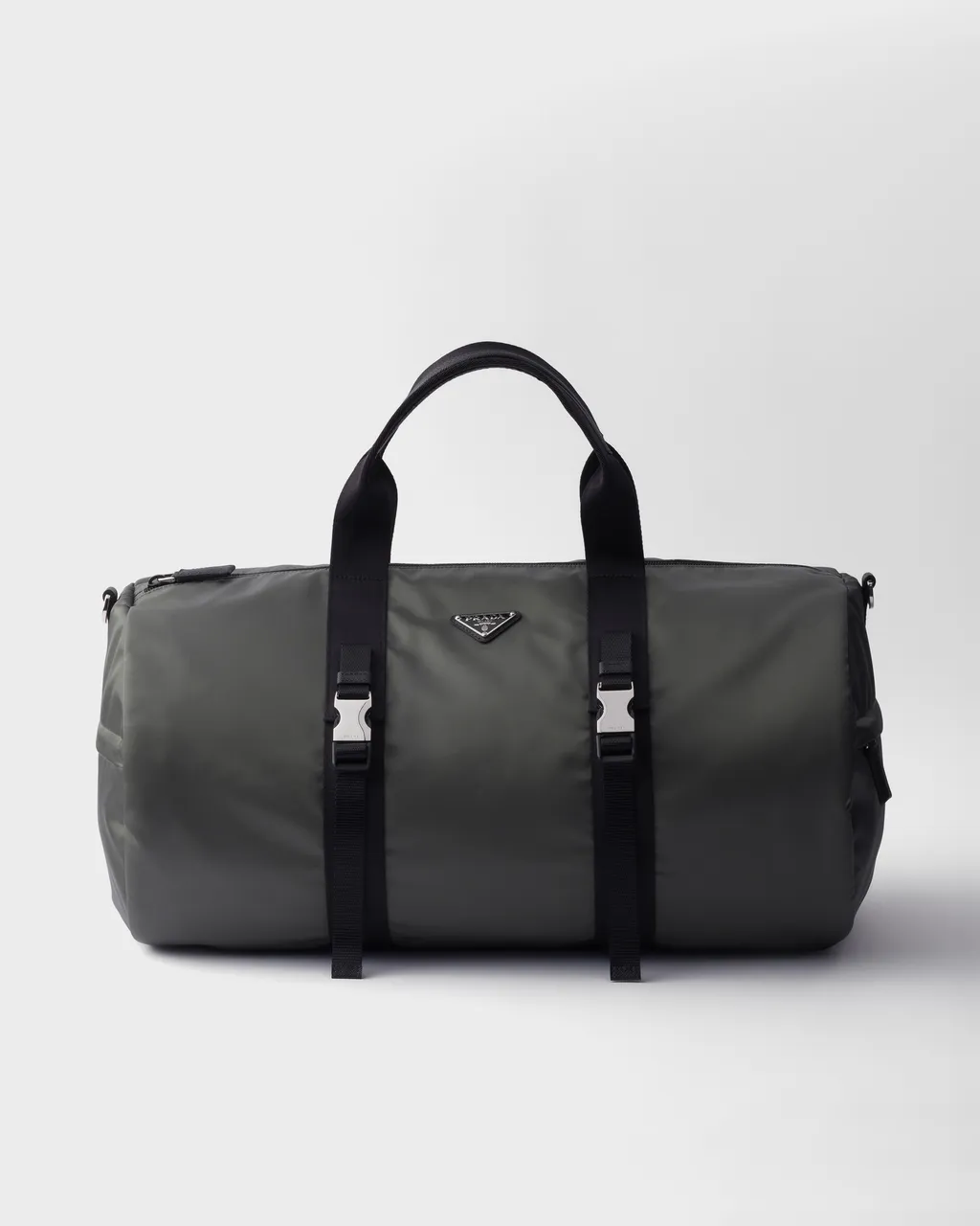Re-Nylon And Saffiano Leather Duffle Bag