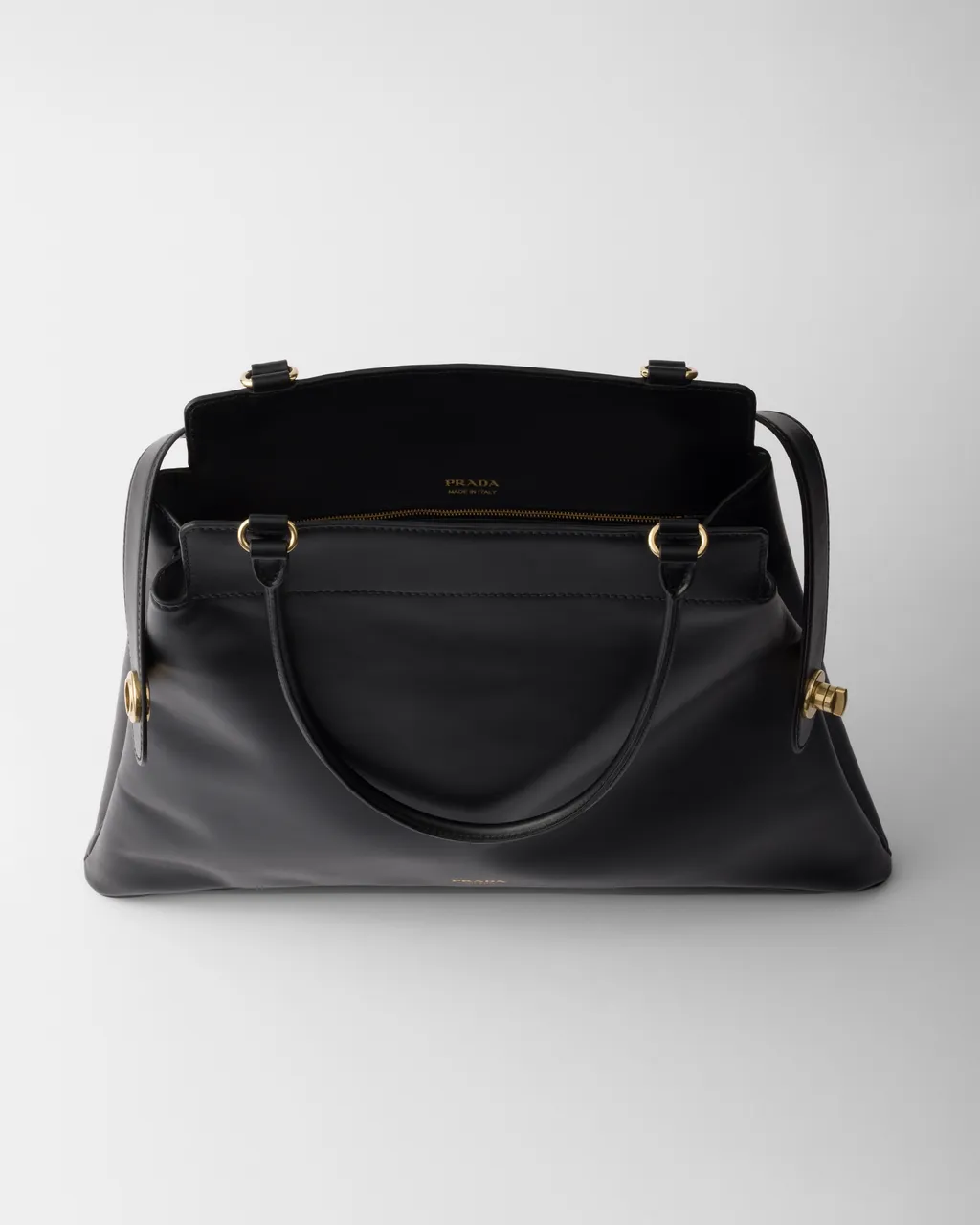 Large Prada Carey Leather Bag