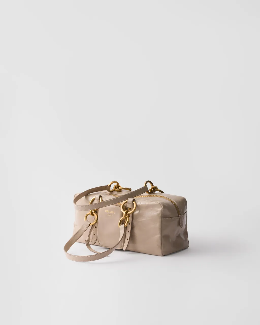 Prada Dangle Medium Leather Top-Handle Bag