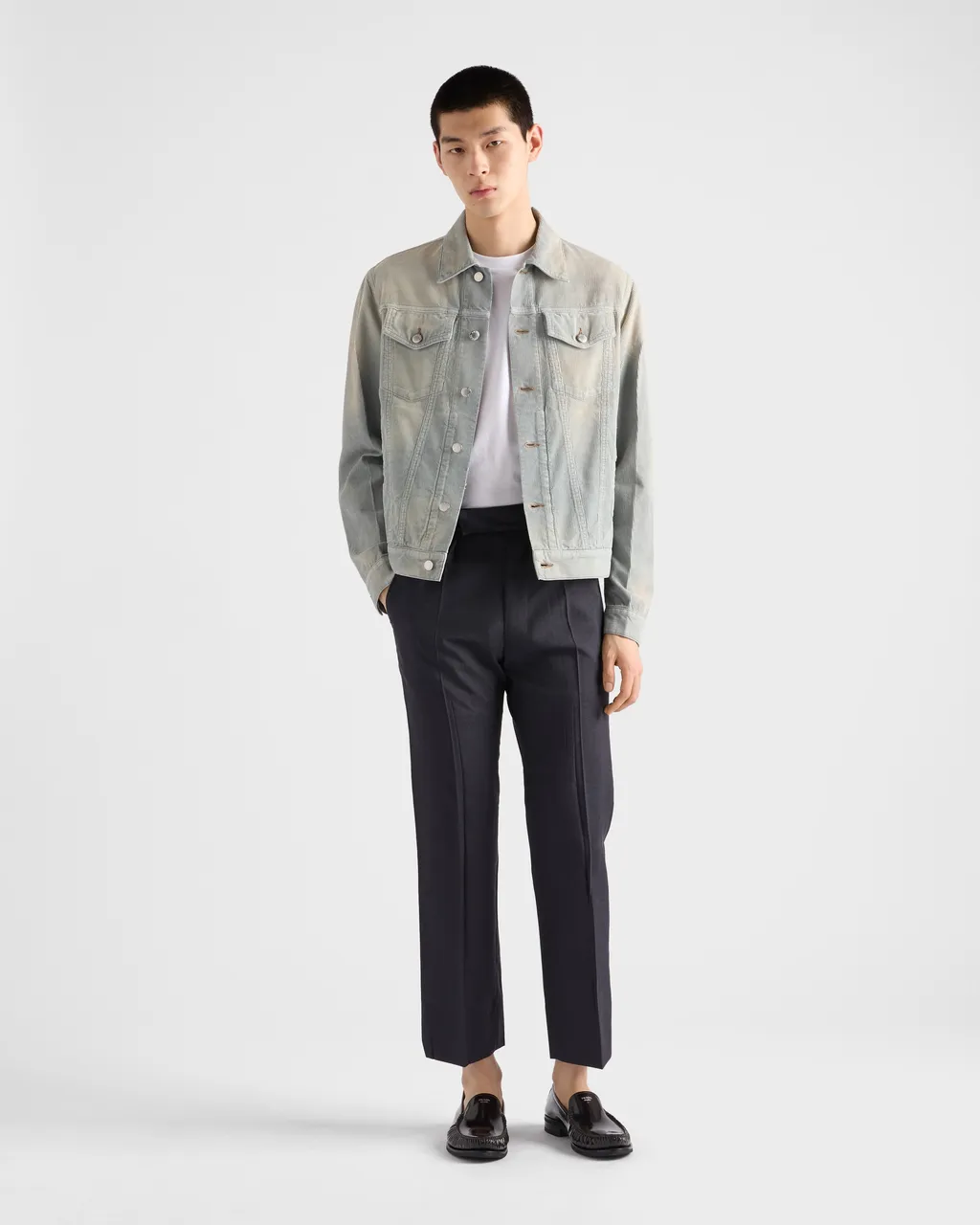 Corduroy Blouson Jacket