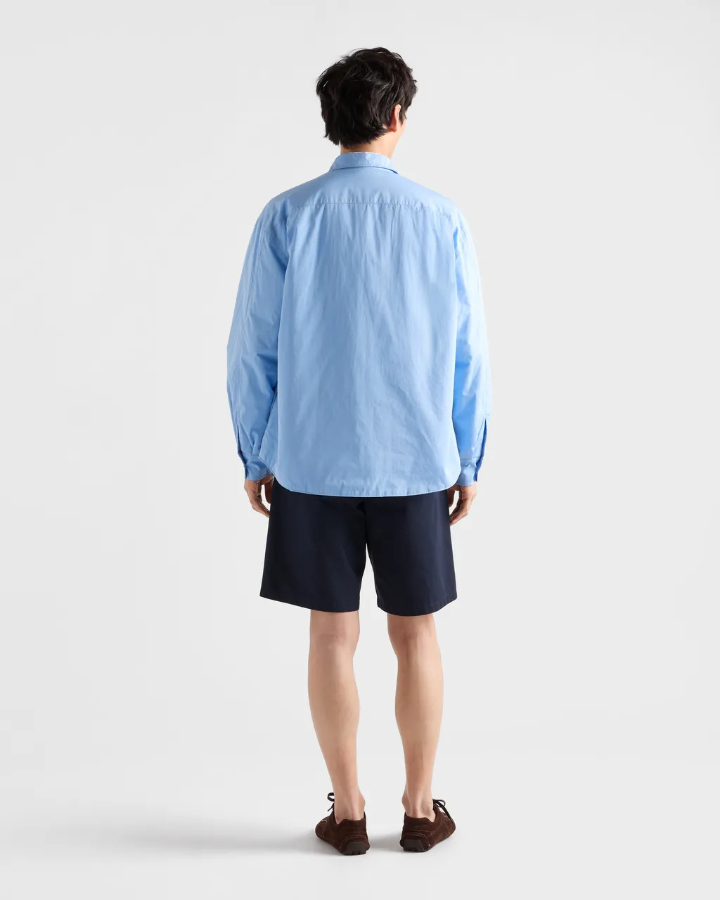 Vintage-Effect Cotton Bermudas