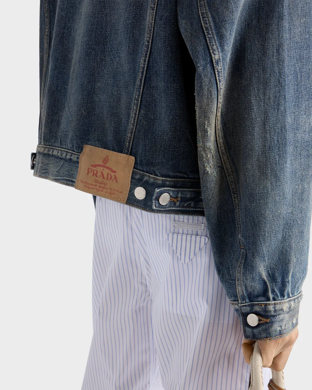 Denim And Leather Jacket