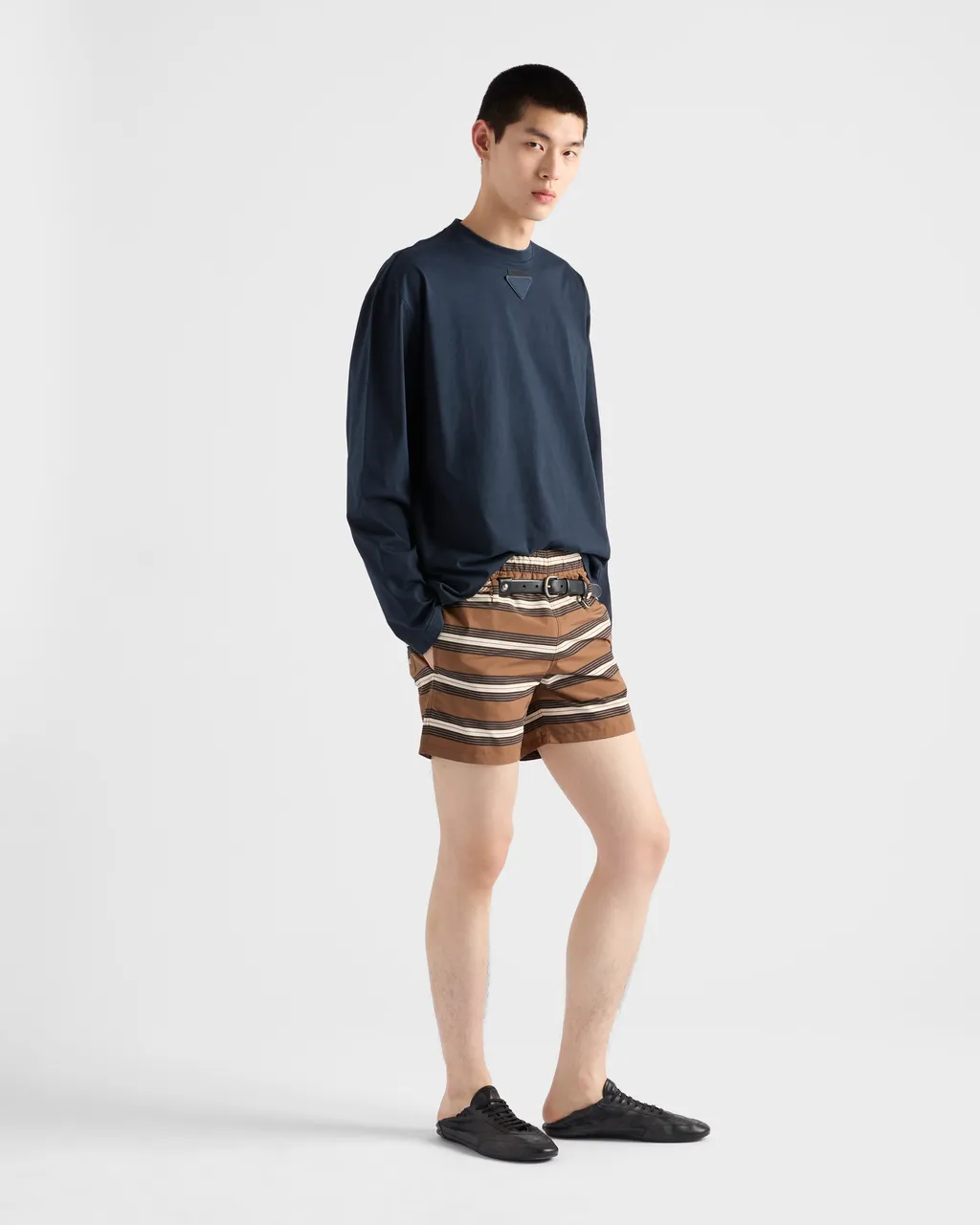 Long-Sleeved Cotton T-Shirt