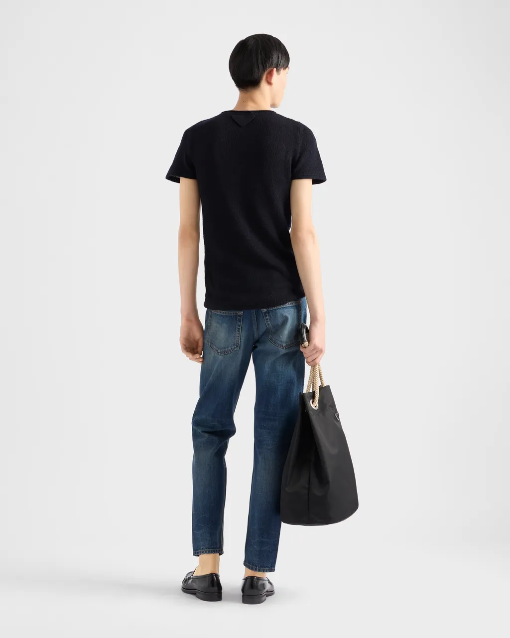 Short-Sleeved Cashmere Sweater