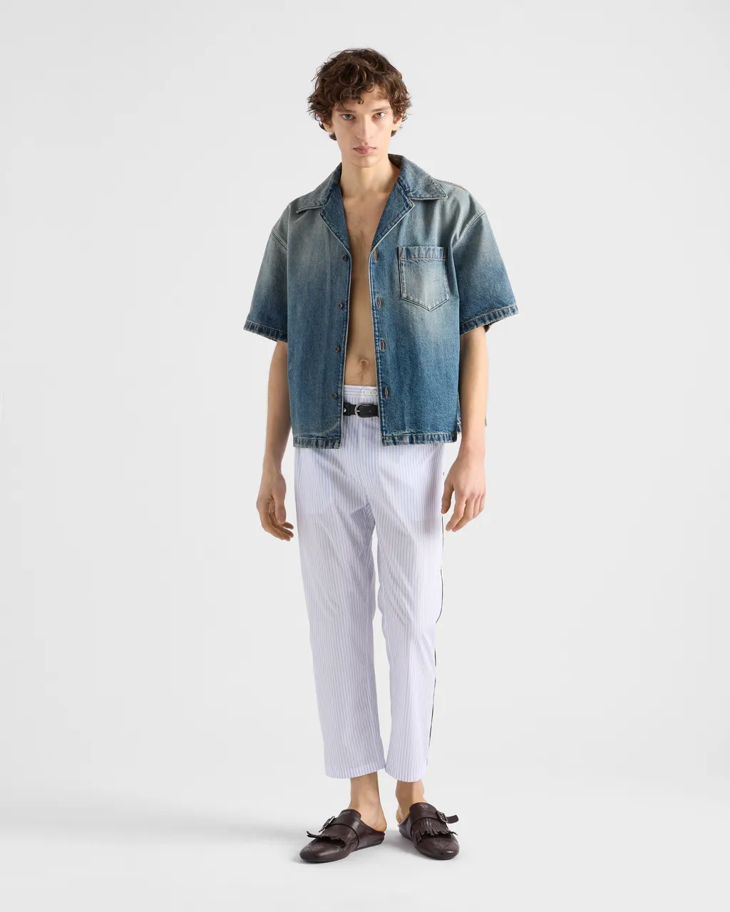 Denim Bowling Shirt