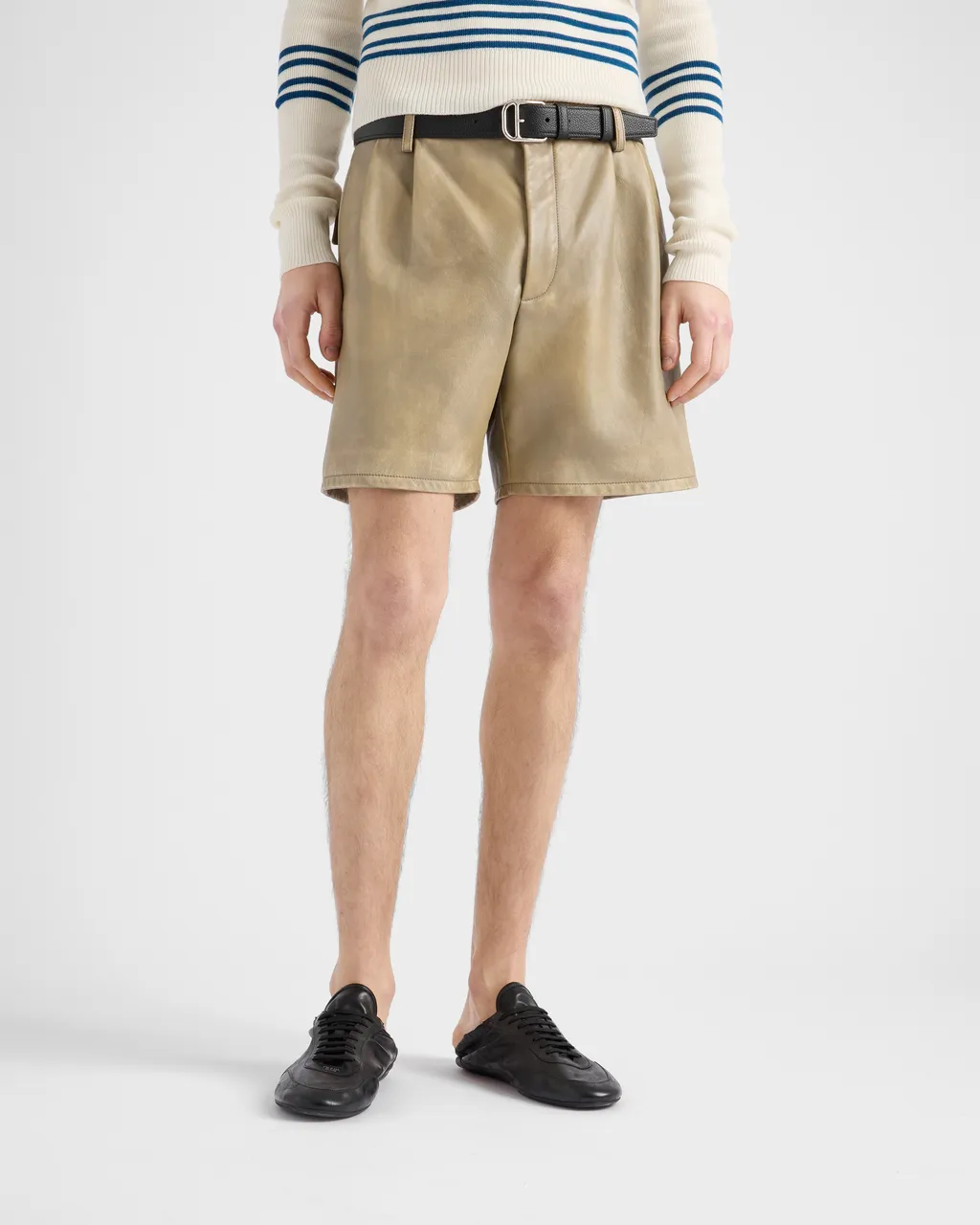 Nappa Leather Bermudas