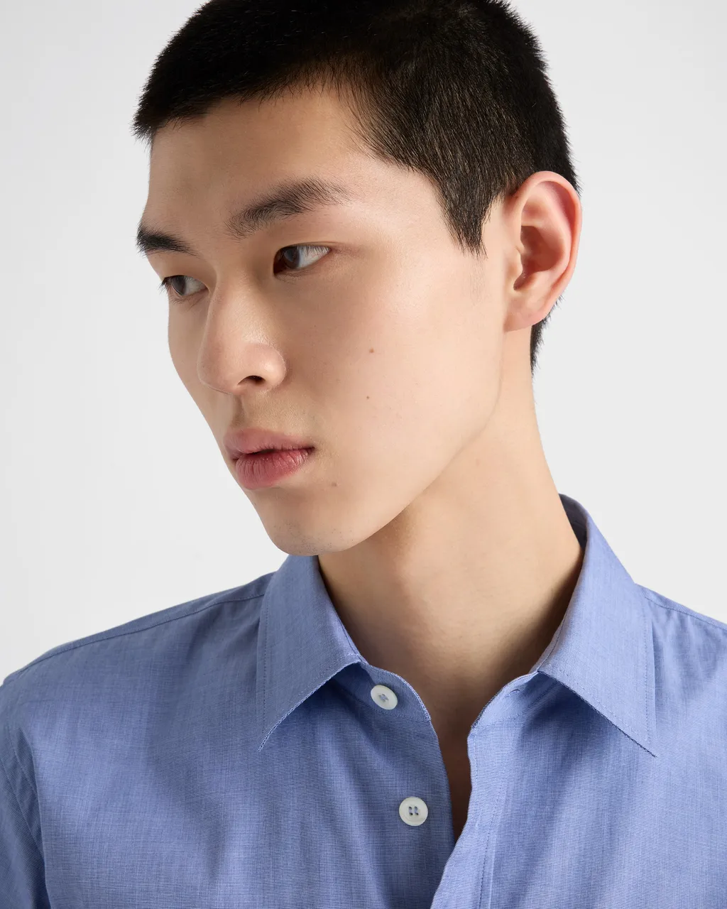 Short-Sleeved Cotton Shirt
