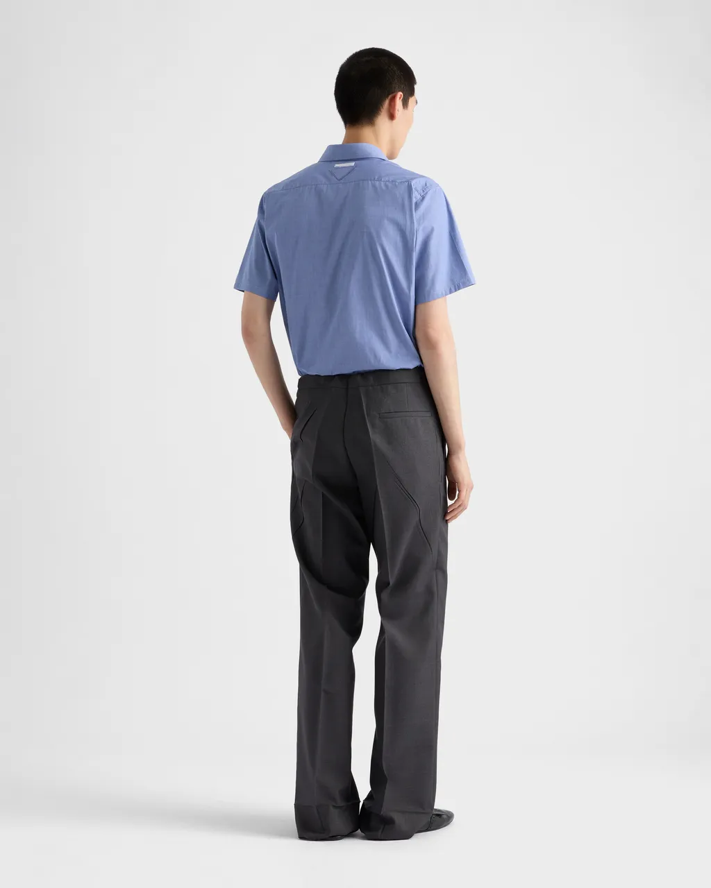 Short-Sleeved Cotton Shirt