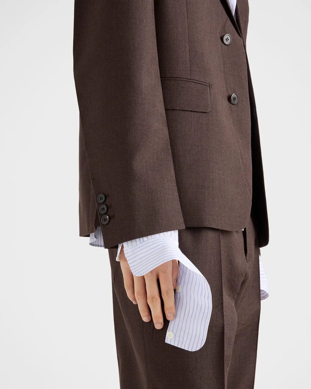 Single-Breasted Mohair And Silk Jacket