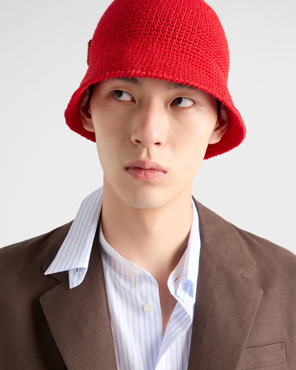 Striped Cotton Shirt With Double Collar