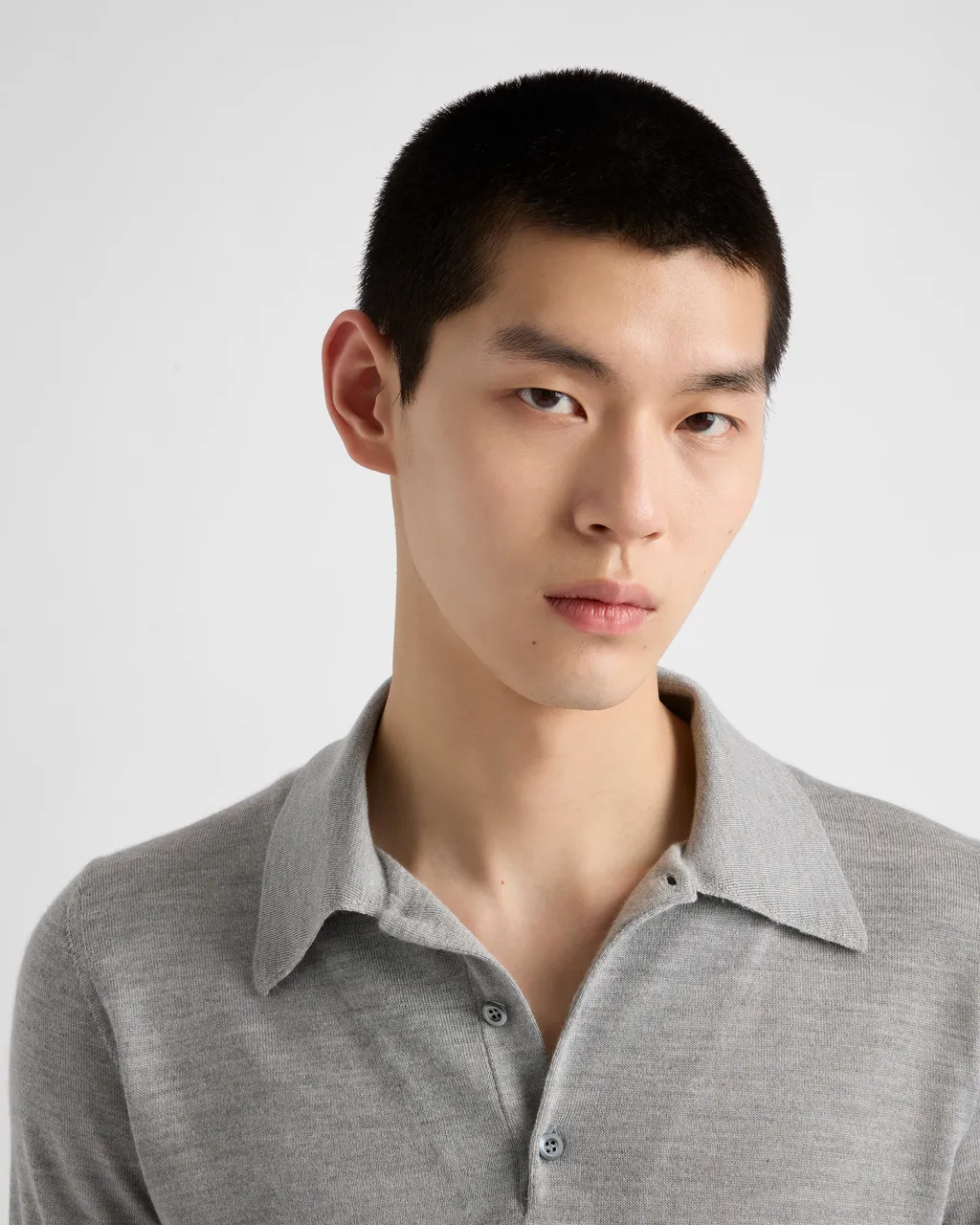 Cashmere And Silk Polo Shirt