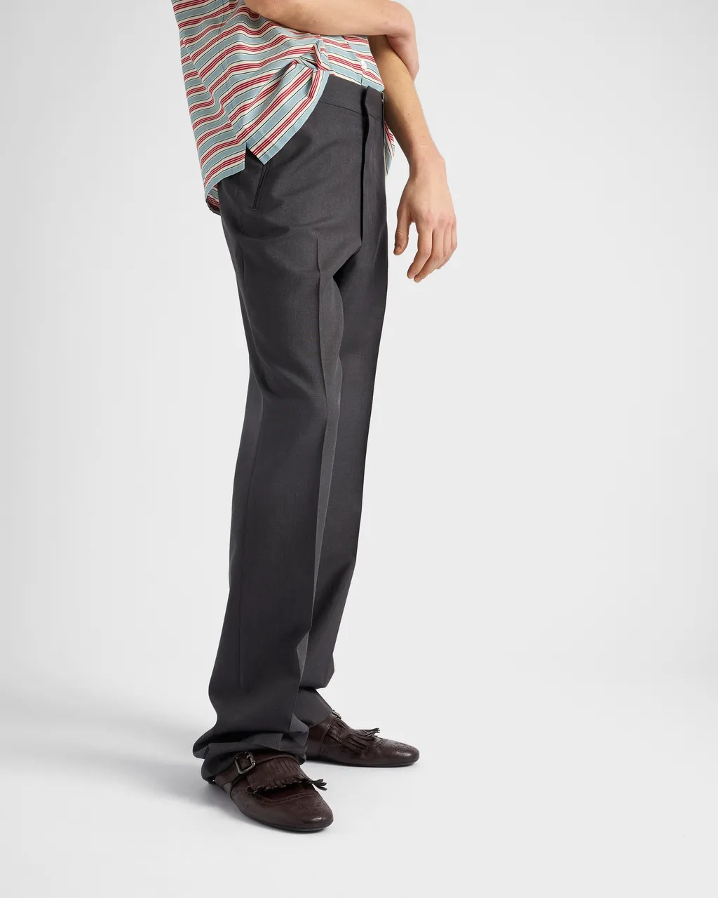 Tailored Mohair And Silk Pants