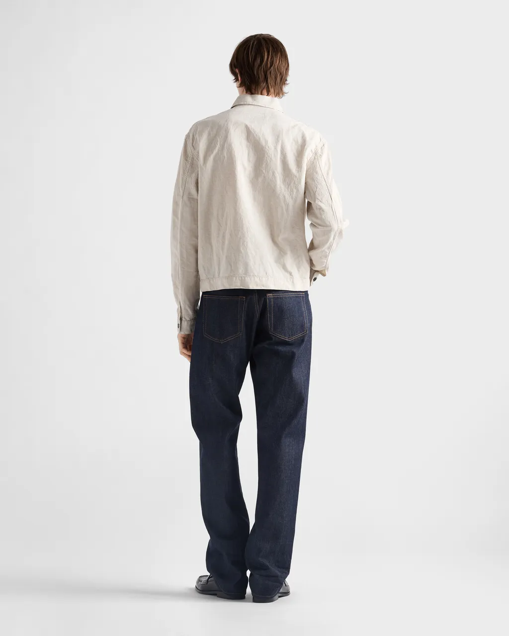 Chambray Blouson Jacket