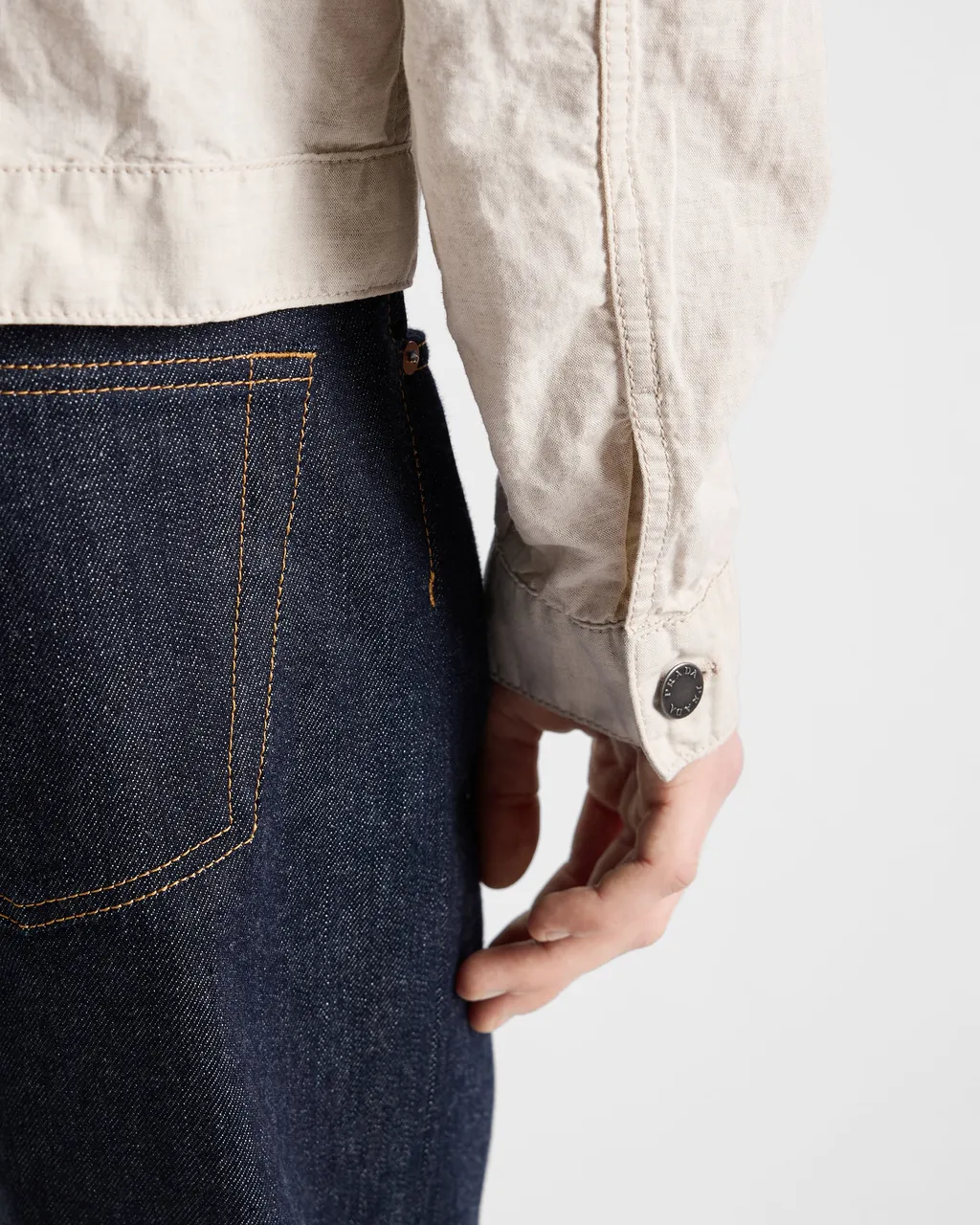 Chambray Blouson Jacket
