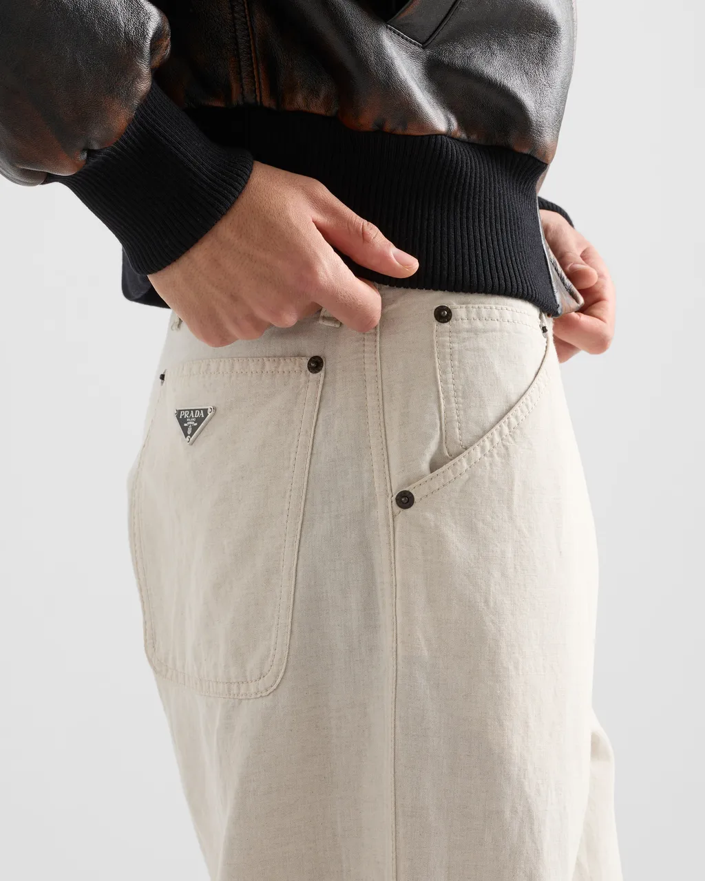 Chambray Pants
