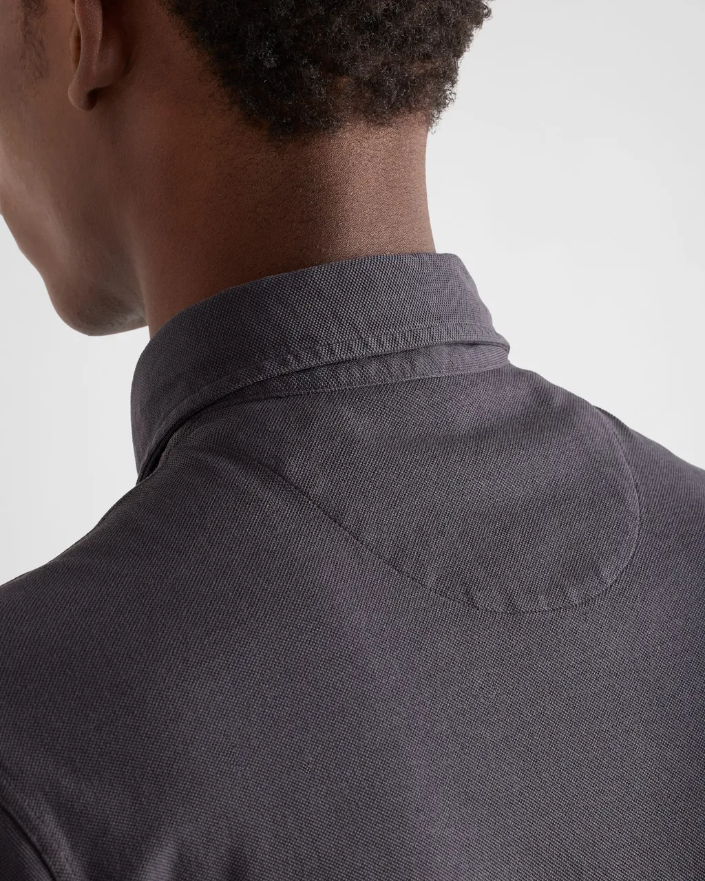 Short-Sleeved Piqué Polo Shirt