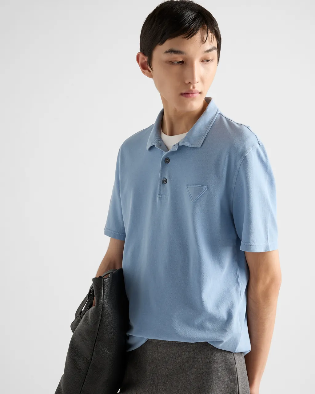 Short-Sleeved Piqué Polo Shirt