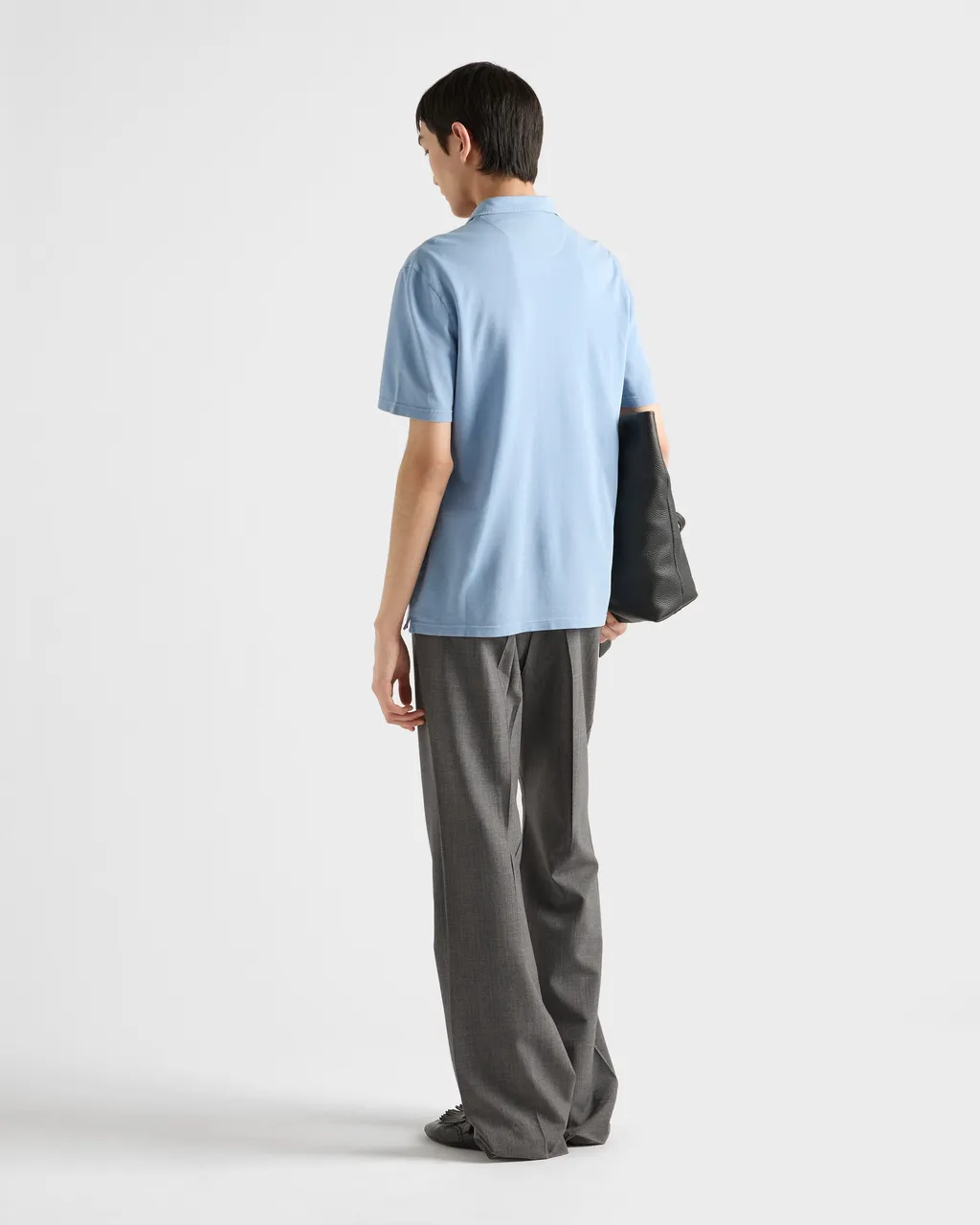 Short-Sleeved Piqué Polo Shirt