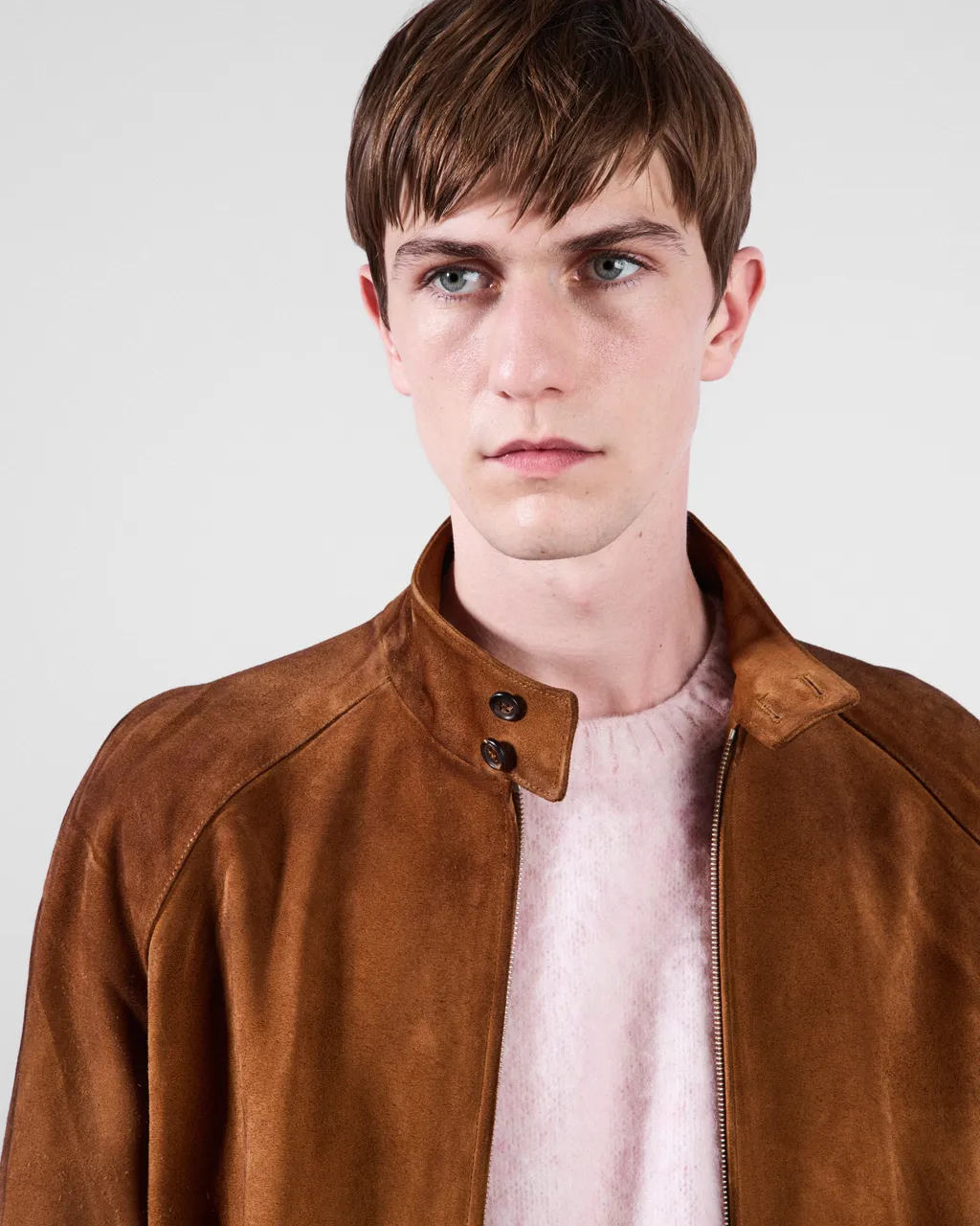 Suede Bomber Jacket