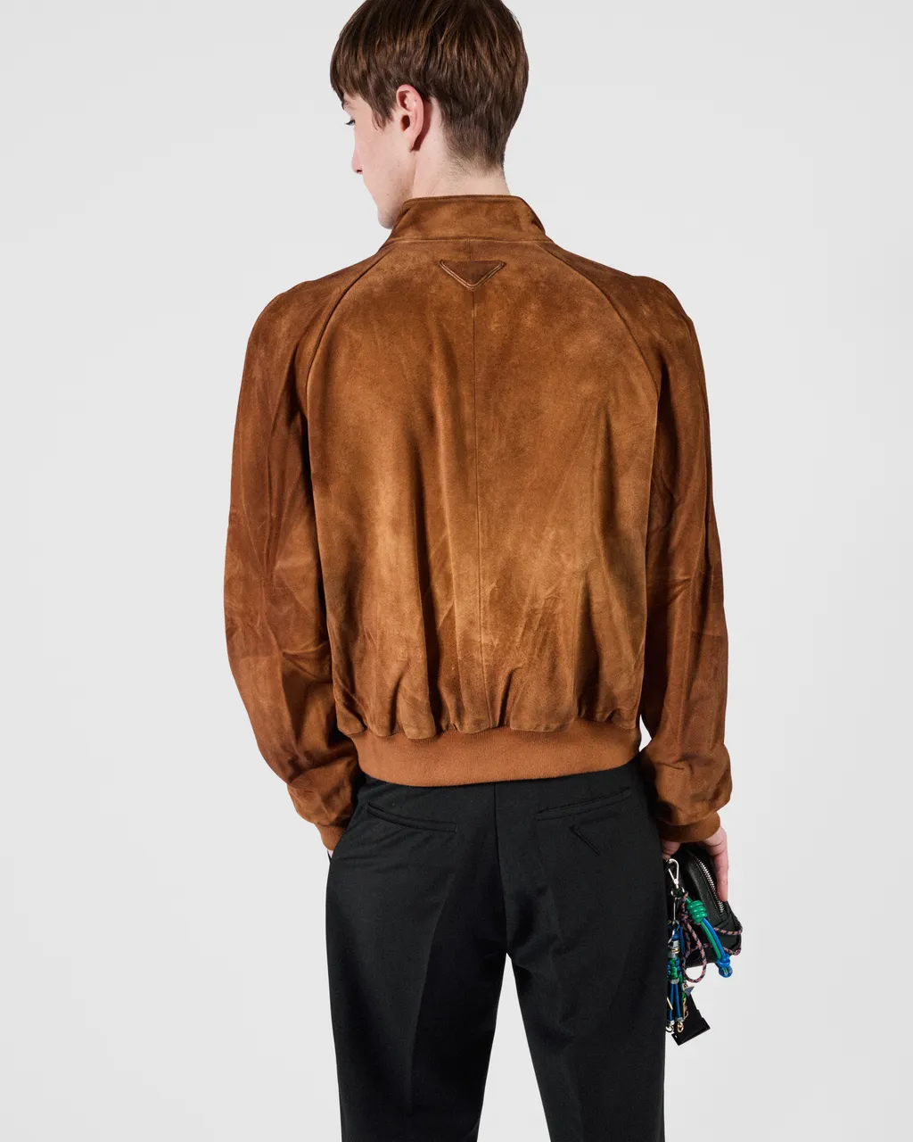 Suede Bomber Jacket