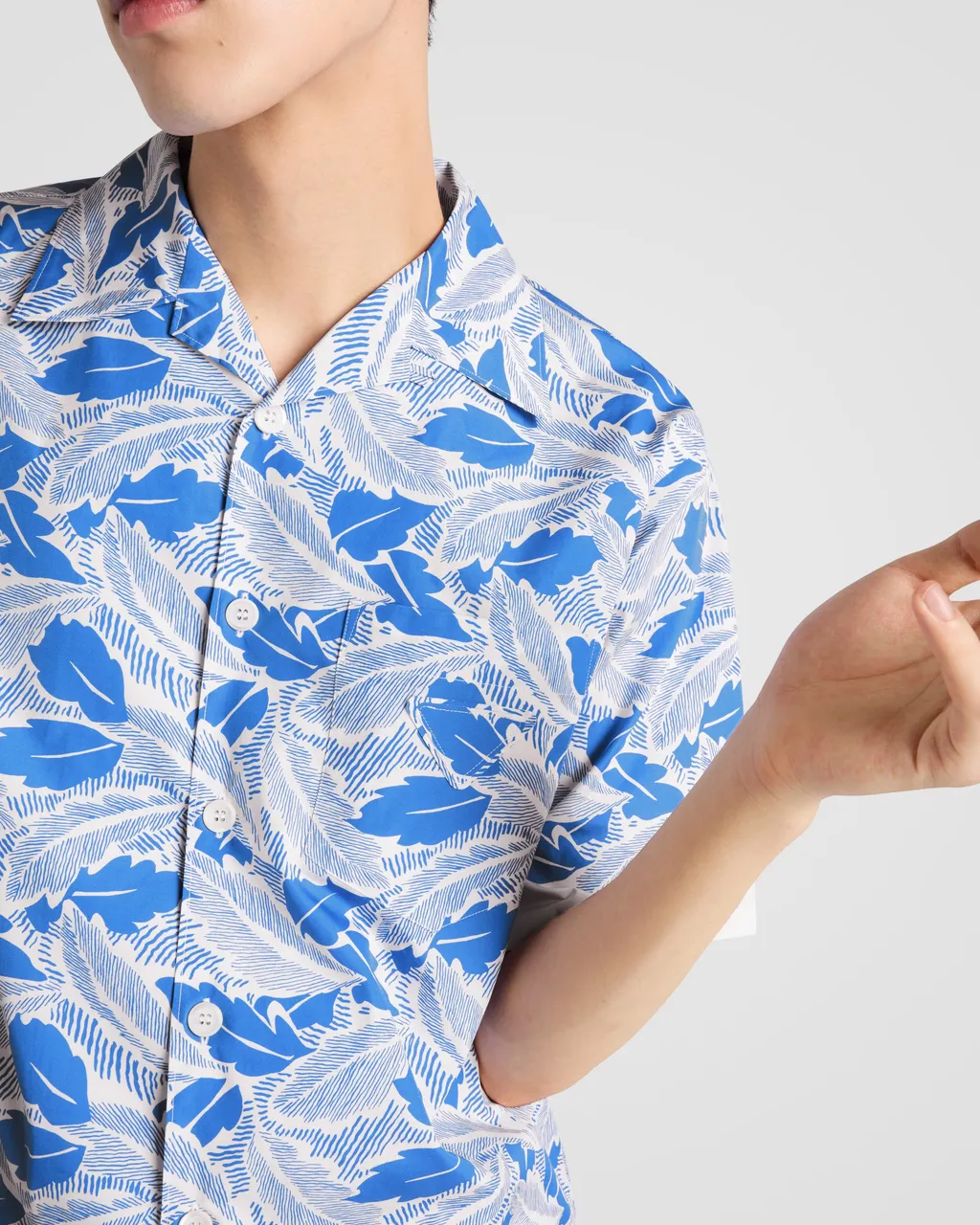 Short-Sleeved Cotton Shirt