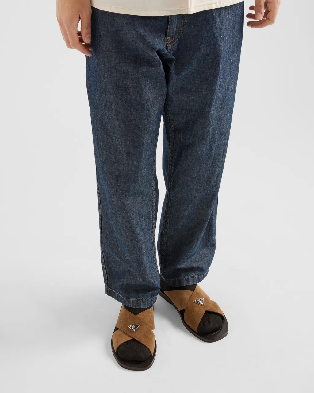 Chambray Pants