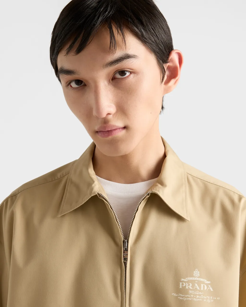 Short-Sleeved Technical Cotton Shirt